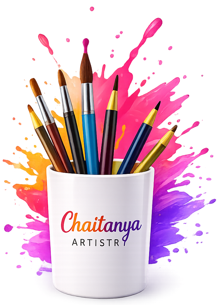 Chaitanya Artistry brush cup